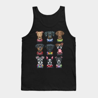 Dogs skateboarding on Skateboard Dogs 2 tee Tank Top